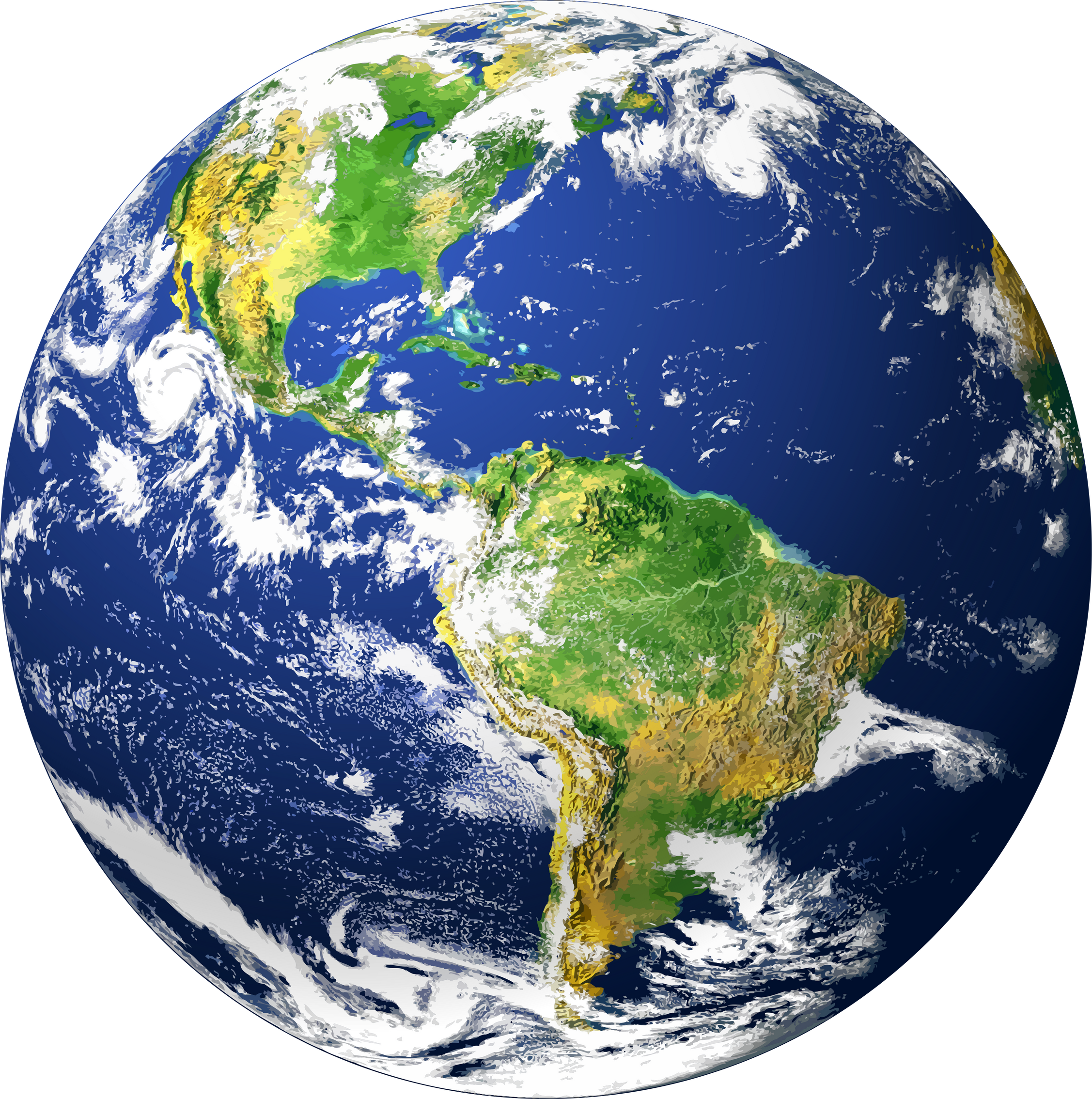 Earth globe illustration